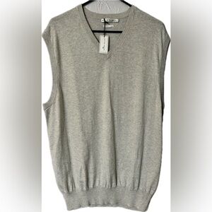 ⛳️ NWT Peter Millar Men’s Sweater Vest - MS14S11 - XL - Dust 🏌️‍♂️